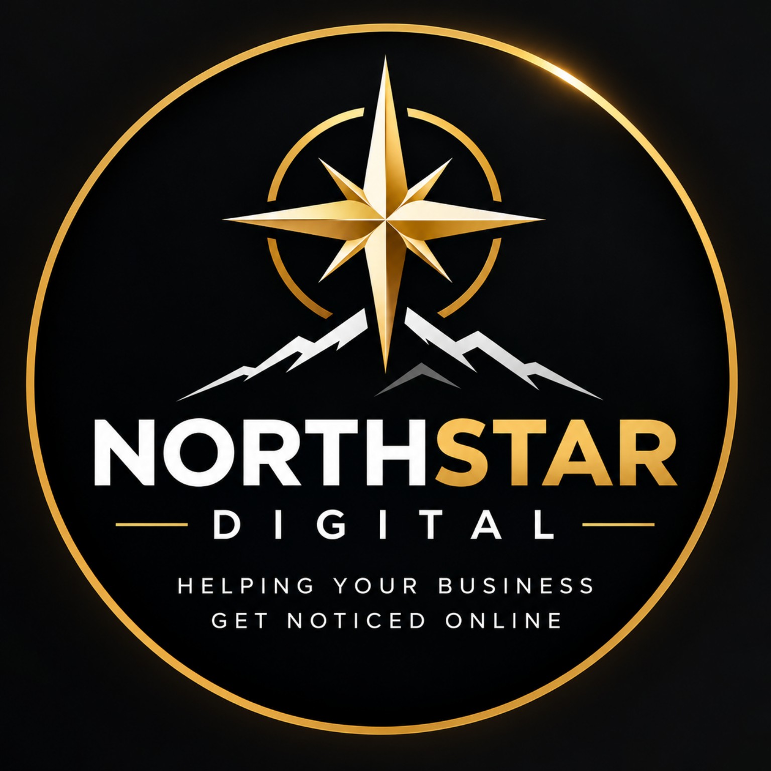 North Star Digital compass logo